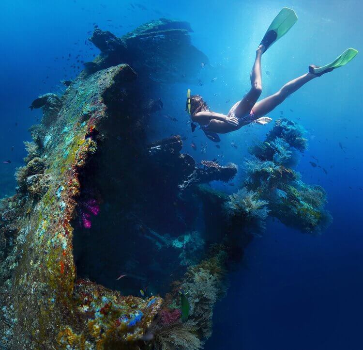 USAT Liberty shipwreck Bali