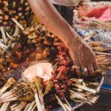 9.2 Mixed satay meats from market