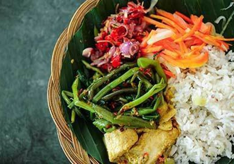 1. Bali vegan dinner bowl
