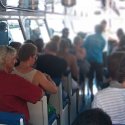 Inside the boat