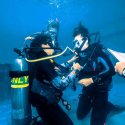 3. Pool seesion underwater diving checks