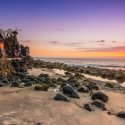 8. Sunset Pura Batu Bolong in Lombok