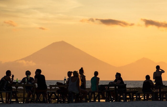 sunset lombok