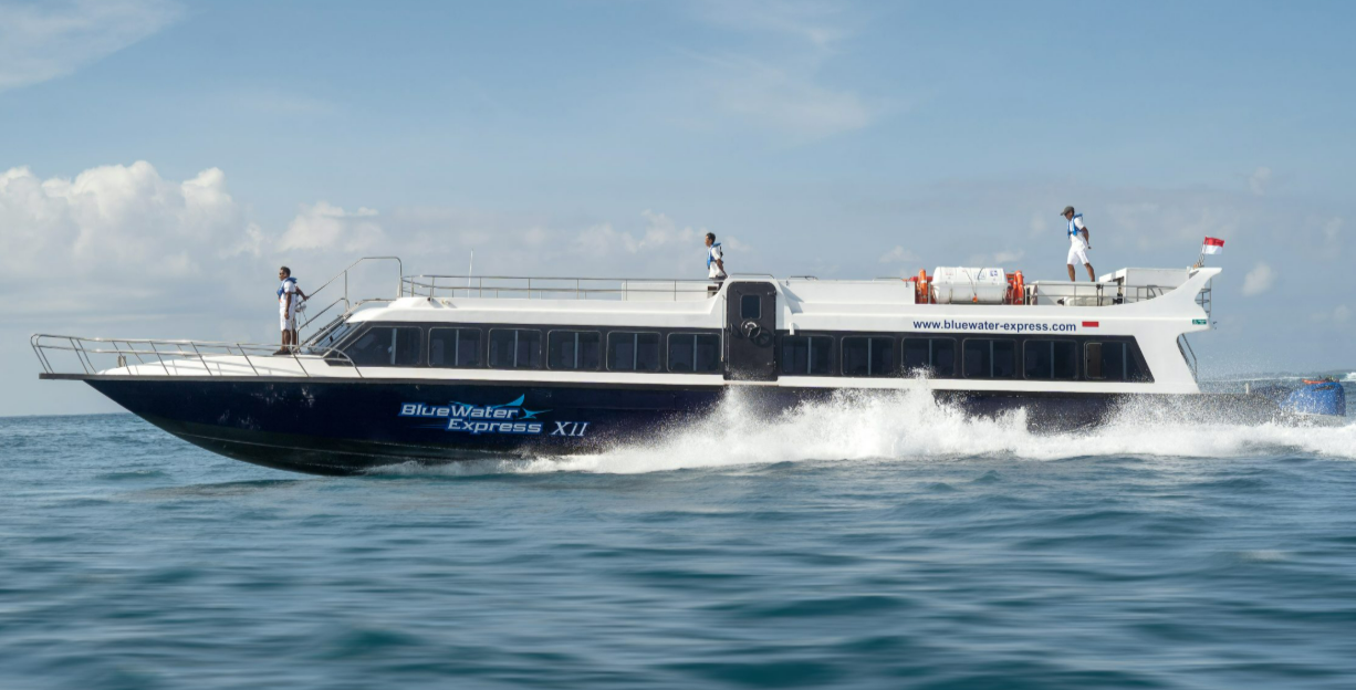Blue Water Express fast boat from Bali to Nusa Penida