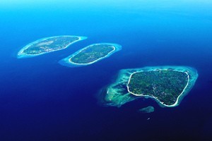 Gili Islands from above