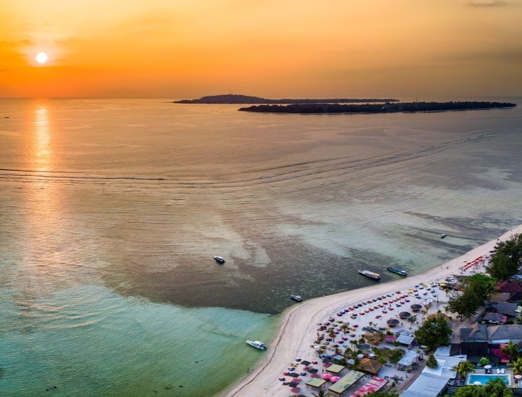 Bali to Gili Air Sunset