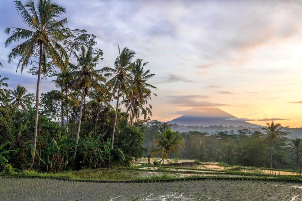 Bali mount Agung view