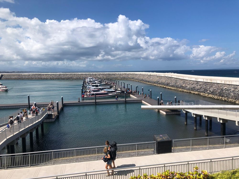 Bali to Nusa Penida fast ferry harbour in Sanur