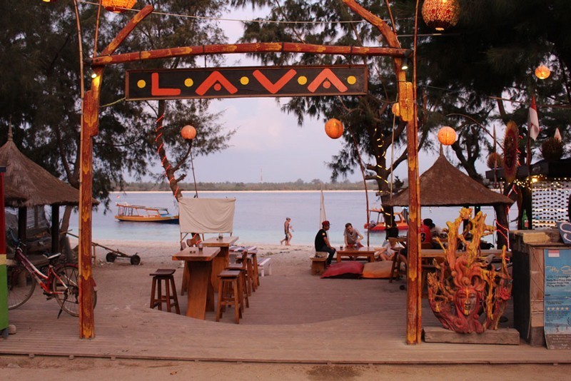 Lava Bar Gili Trawangan nightlife